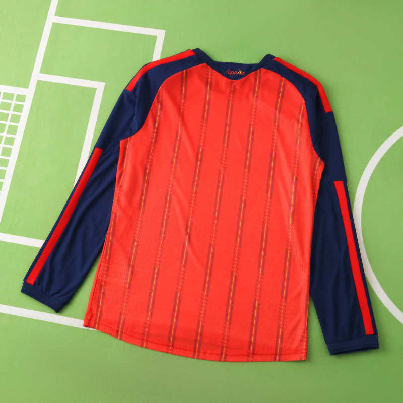 2026 FIFA World Cup Spain Home Player Version Long Sleeve