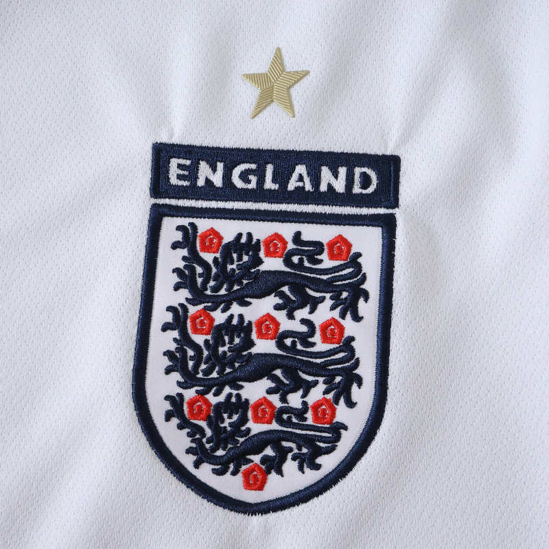 2006 England Home Retro Long Sleeve
